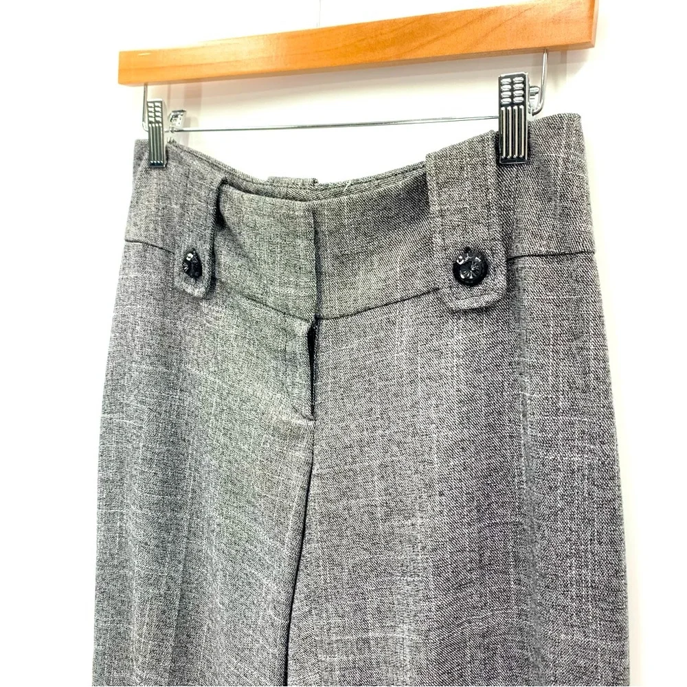 Cache Gray Wide Leg Dress Pants